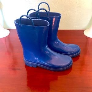 Kids Blue Rain Boots size 2 NWT